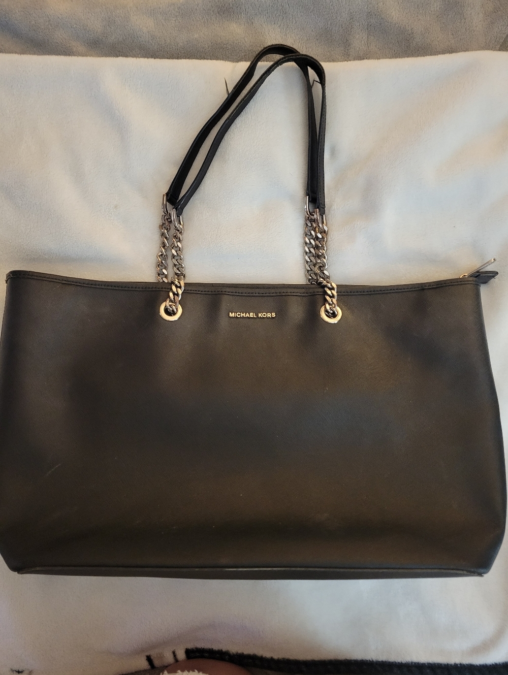 Black Michael Kors Laptop bag/ Large Purse 17x11x5